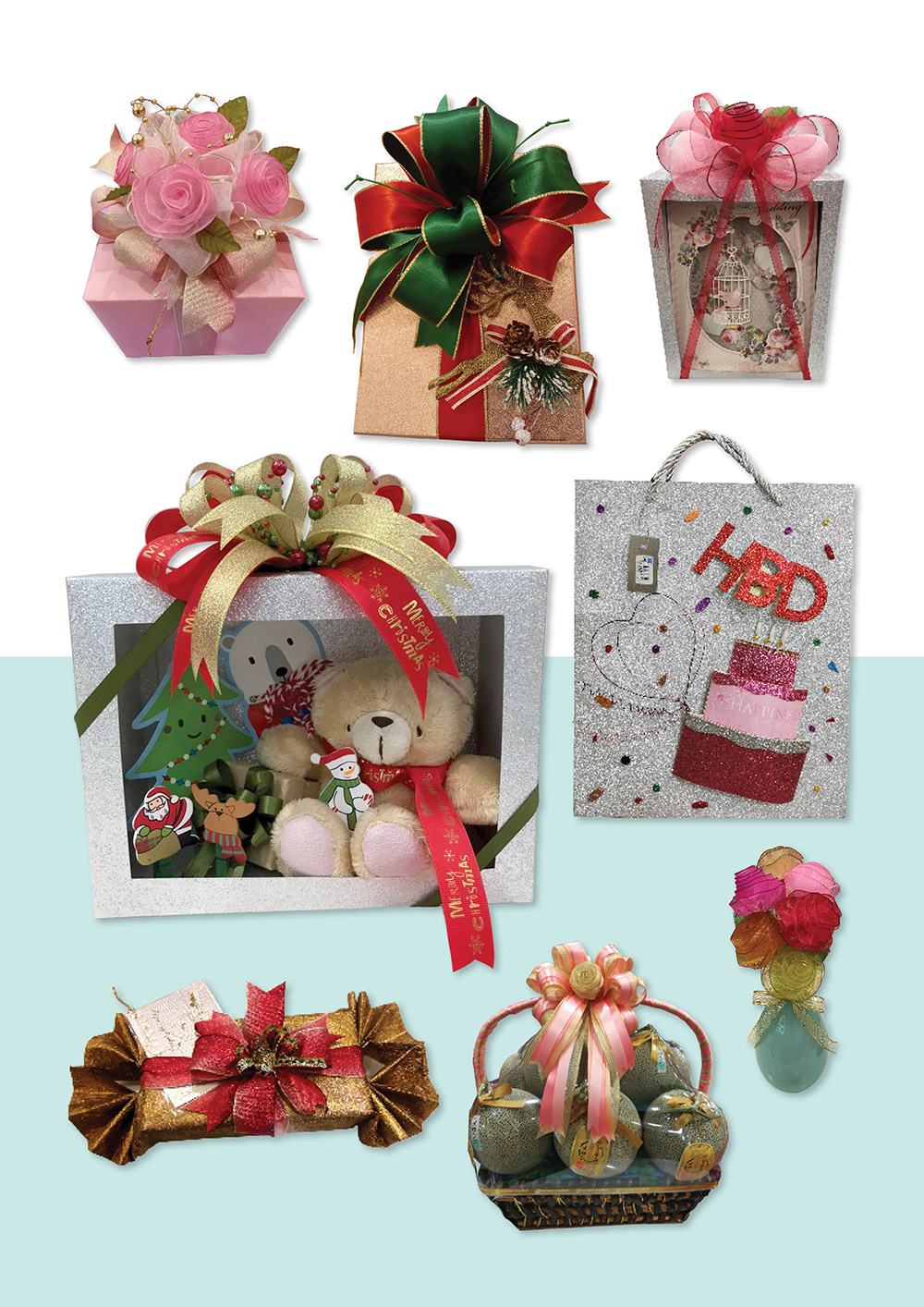 Creative Gift Box Bag Bow 2